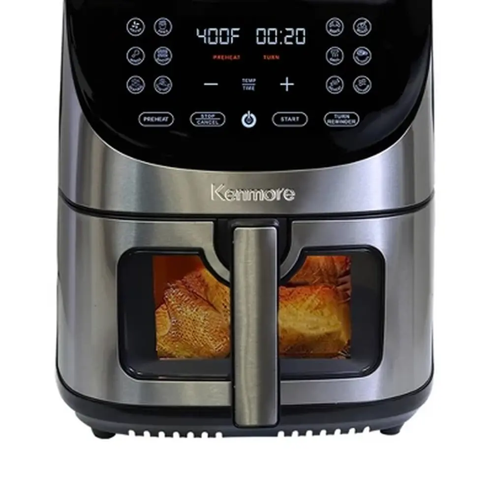 8qt Digital Air Fryer 1700W with 12 Cooking Presets Non-Stick Dishwasher-Safe Accessories Rapid Hot Air Circulation Healthy