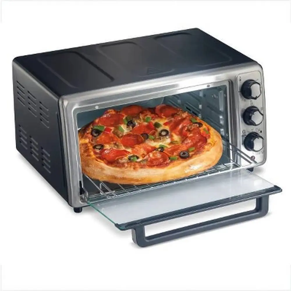 Sure-Crisp Air Fryer Toaster Oven 1400W Multi-Functional Countertop Cooking Dishwasher-Safe Parts Includes Air Fry Basket Bake
