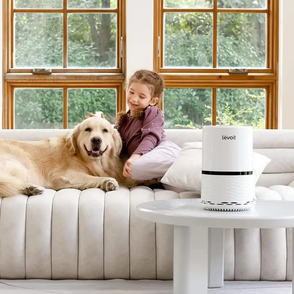 True HEPA Air Purifier Allergies Asthma Pets LV-H132-XR 3-Stage Filtration Wildfire Smoke Odor Eliminator Night Light 129sqft