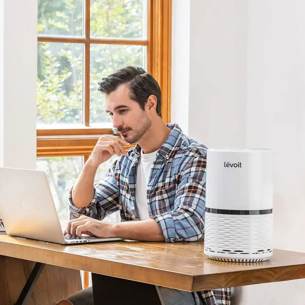 True HEPA Air Purifier Allergies Asthma Pets LV-H132-XR 3-Stage Filtration Wildfire Smoke Odor Eliminator Night Light 129sqft