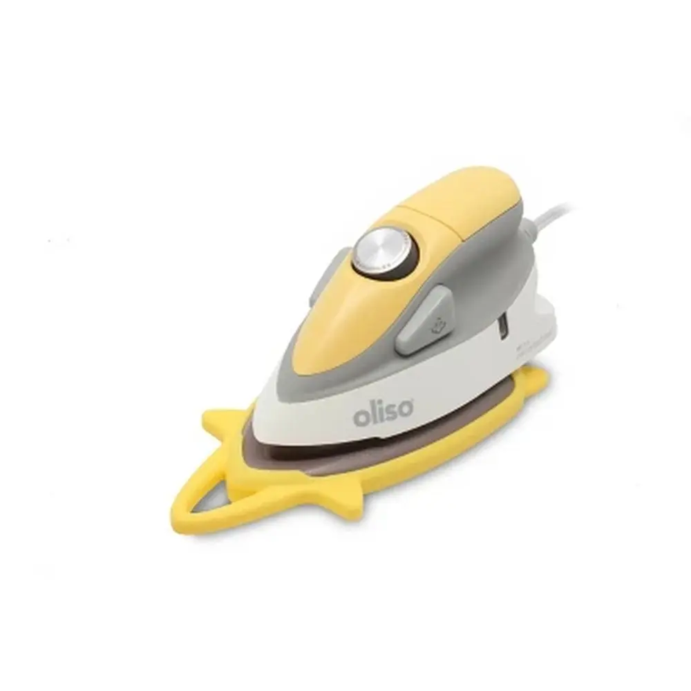 1000W Mini Iron Ergonomic Design Nonstick Ceramic Soleplate Travel Size Fabric Selector Steam Burst Quilting Crafting Sewing