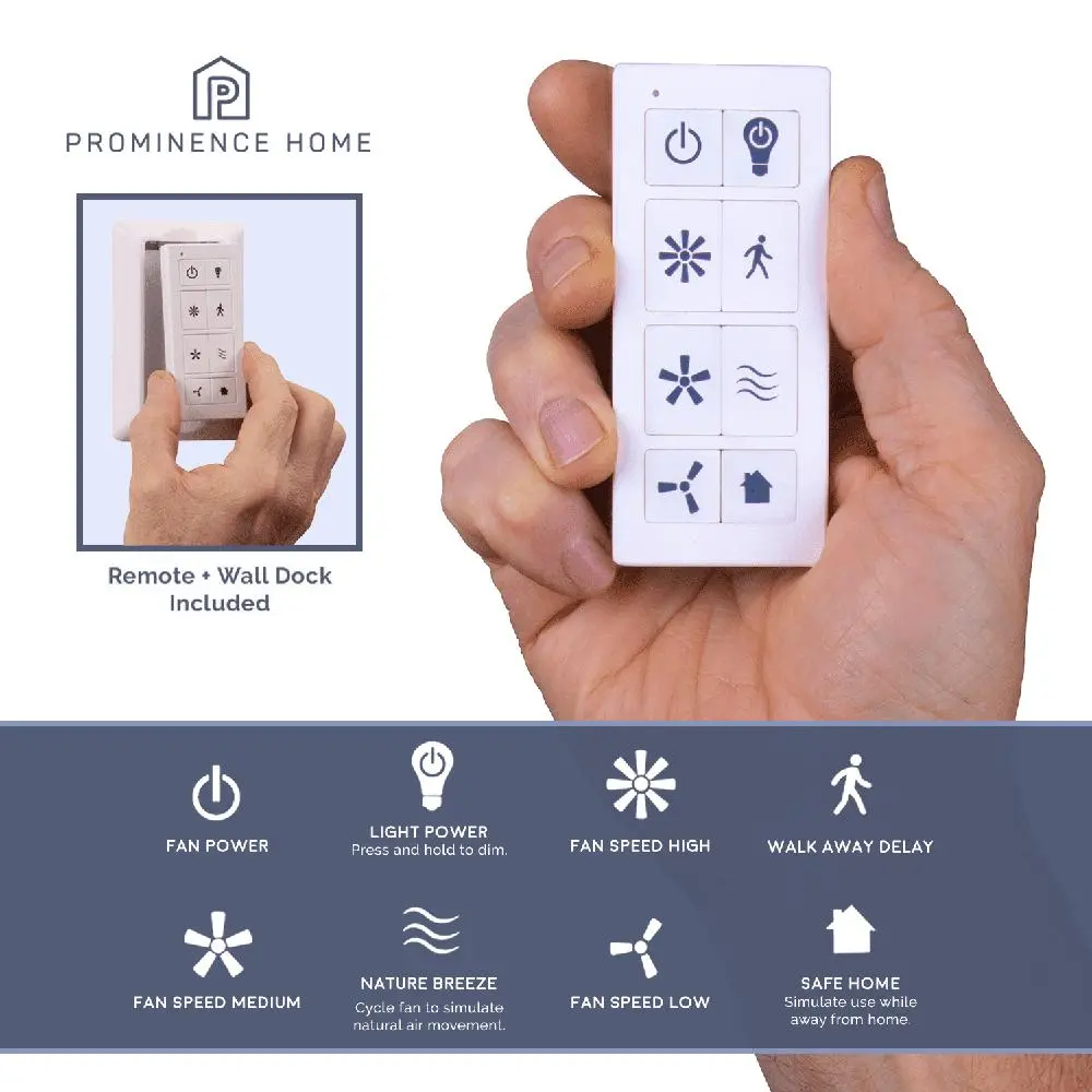 Smart Ceiling Fan with Remote LED Light Kit Dual Finish Reversible Blades Quiet Motor Indoor Use Coastal Farmhouse Decor