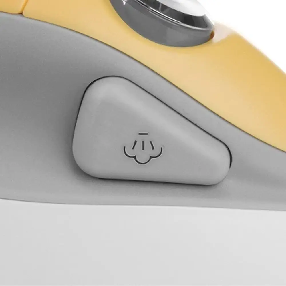 1000W Mini Iron Ergonomic Design Nonstick Ceramic Soleplate Travel Size Fabric Selector Steam Burst Quilting Crafting Sewing