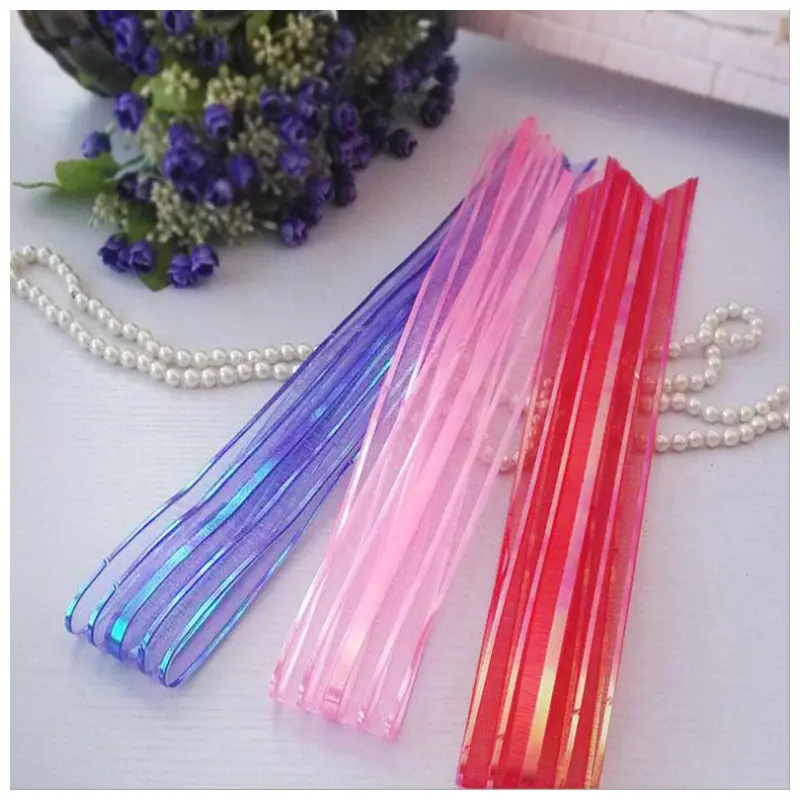 10pcs Wedding Bow Pull Flower Gift Packing Candy Box Accessories DIY Wedding Party Car Decor Pullbows Supplies Flower Ribbons