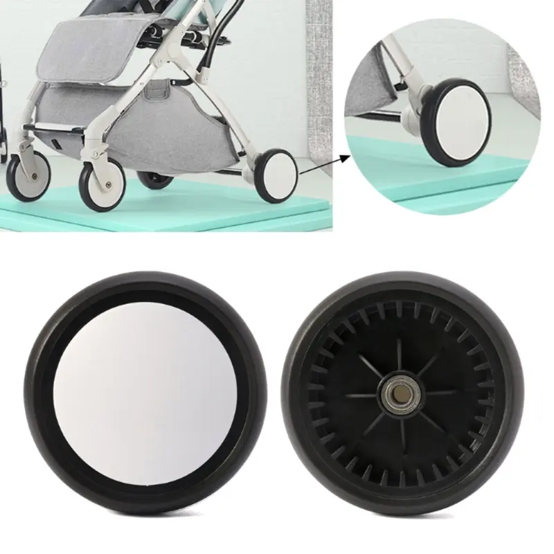 for Babyzen YOYO YOYA Stroller Replacement Rubber Wheels Front and Rear Wheel Stroller Accessories