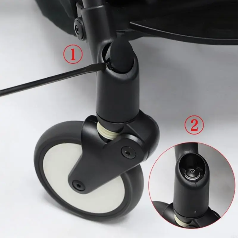 for Babyzen YOYO YOYA Stroller Replacement Rubber Wheels Front and Rear Wheel Stroller Accessories