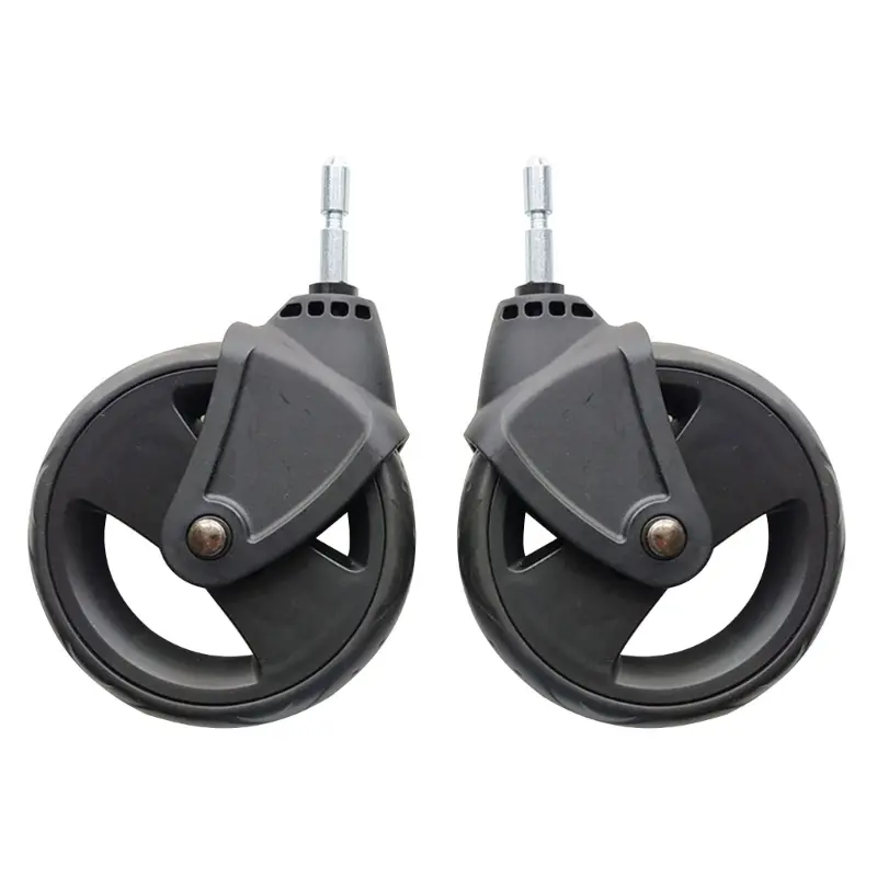 1 Pair Replace Front and rear wheels for DOONA Stroller Back Stroller Front Pushchair Stroller Baby Cart Pram Accessories