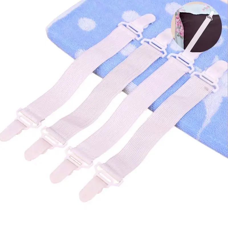 1 Pc Bed Sheet Fasteners Straps Grippers Suspender Cord Hook Loop Clasps Elastic Mattress Cover Fixing Slip-Resistant Belt