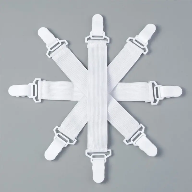 1 Pc Bed Sheet Fasteners Straps Grippers Suspender Cord Hook Loop Clasps Elastic Mattress Cover Fixing Slip-Resistant Belt