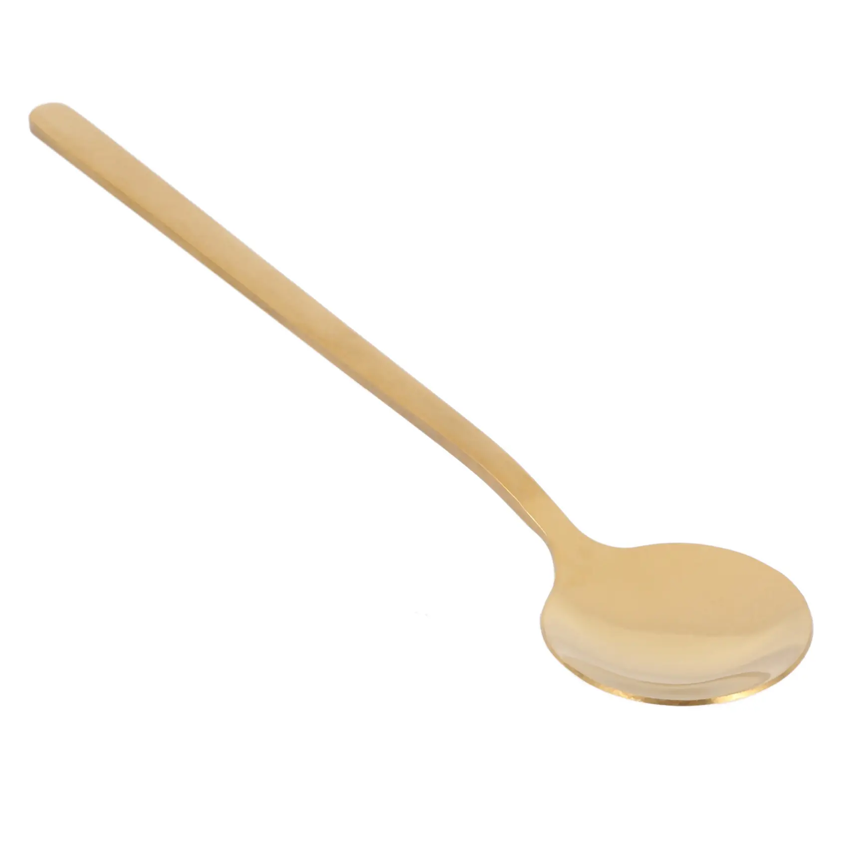 HGHO 60Pcs Round Shape Coffee Spoon Stainless Steel Mini Teaspoons Sugar Dessert Spoon Ice Cream Soup Spoon Accessories(Gold)