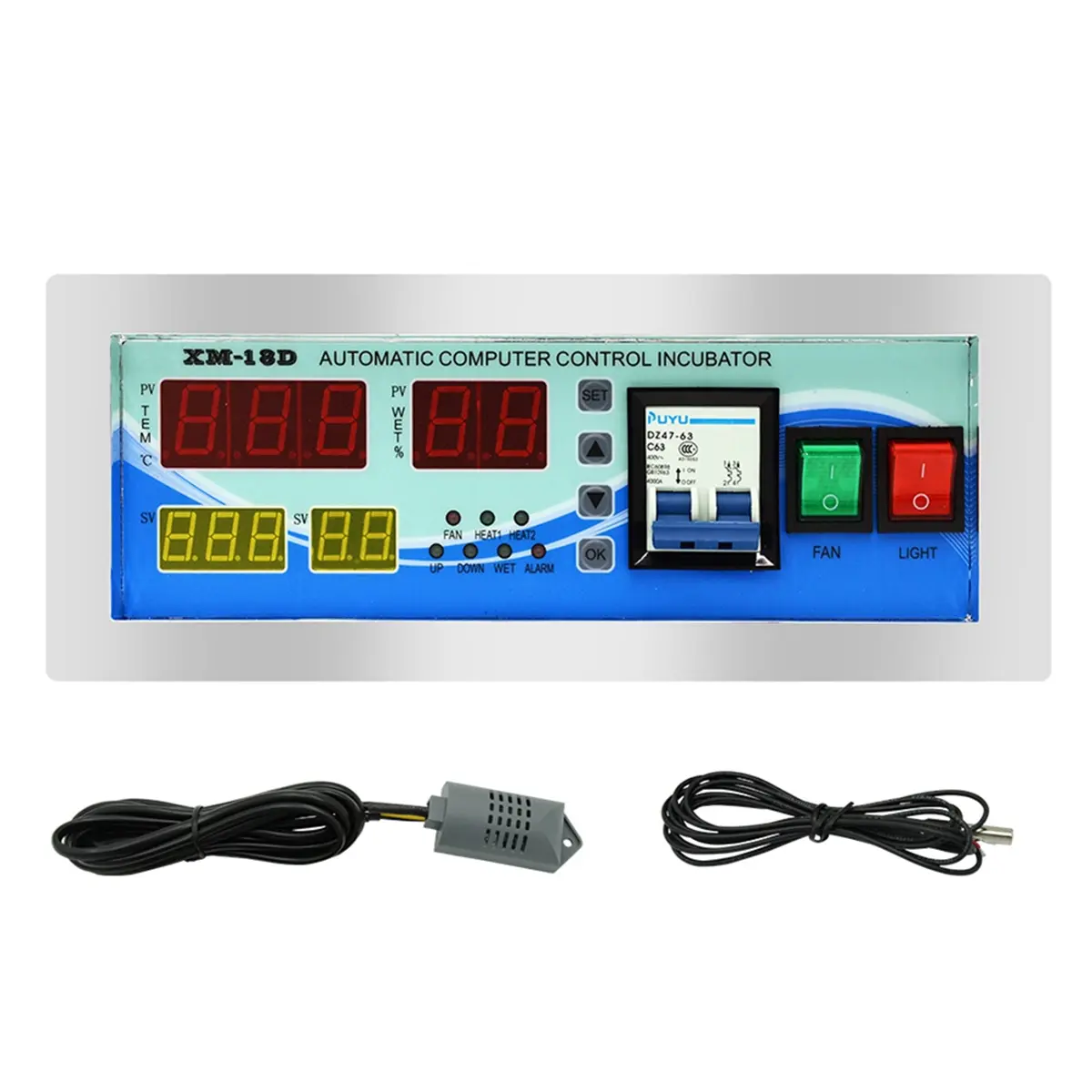 New XM-18D Automatic Incubator Controller Temperature and Humidity Controller for Hatching Equipment 110V US Plug