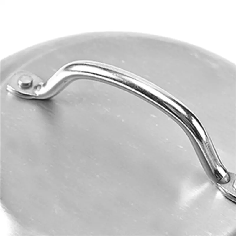 HGHO 5X Stainless Steel Steak Cover Thicken Western Restaurant Western Food Cover Hand Handle Steak Cover Hemispherical Cover