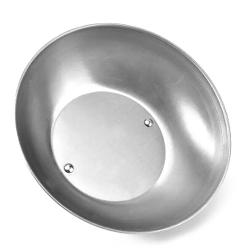 HGHO 5X Stainless Steel Steak Cover Thicken Western Restaurant Western Food Cover Hand Handle Steak Cover Hemispherical Cover