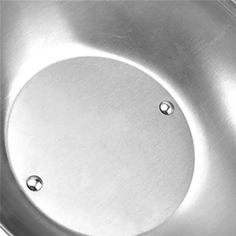 HGHO 5X Stainless Steel Steak Cover Thicken Western Restaurant Western Food Cover Hand Handle Steak Cover Hemispherical Cover