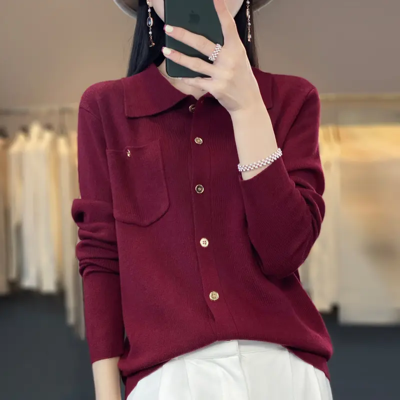 2025 New Fashion Autumn Women Cardigan Sweater Long Sleeve All-Match Casual Loose Sweater Jacket Knitwear Outwear  Top