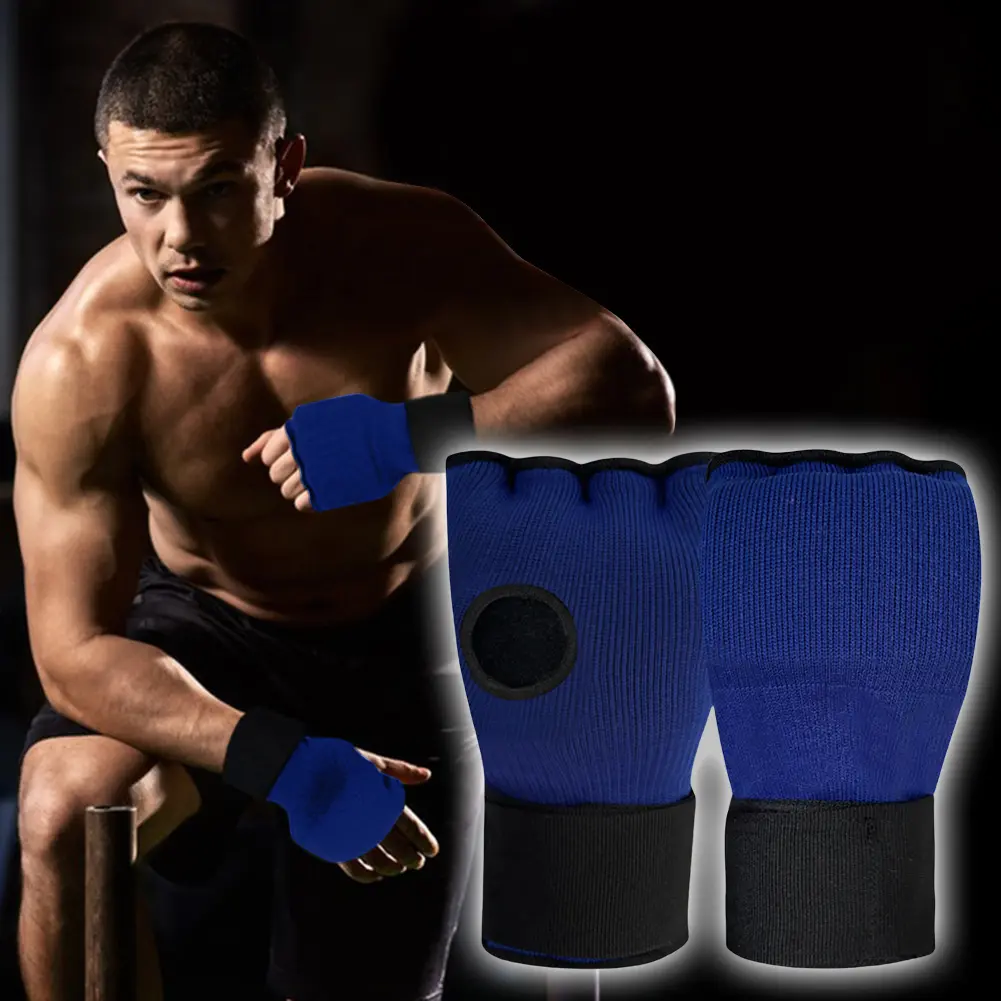 Gel Boxing Gloves Breathable Half Finger Boxing Gloves Boxing Hand Wrap Inner Gloves Boxing Training Accessories