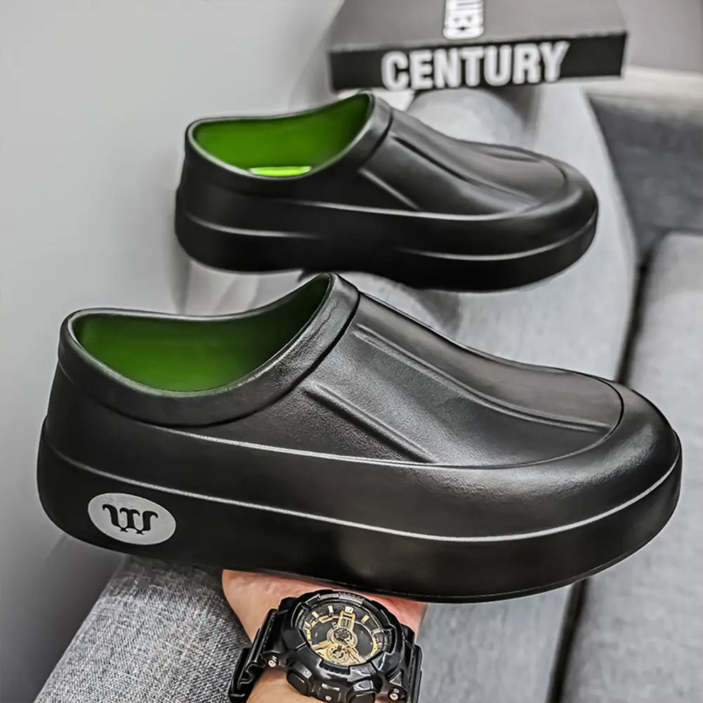 EVA Chef Shoes Outdoor Safety Shoes Waterproof Comfortable Walking Shoes Oil-proof Slip On Nursing Shoes Non Slip for Men