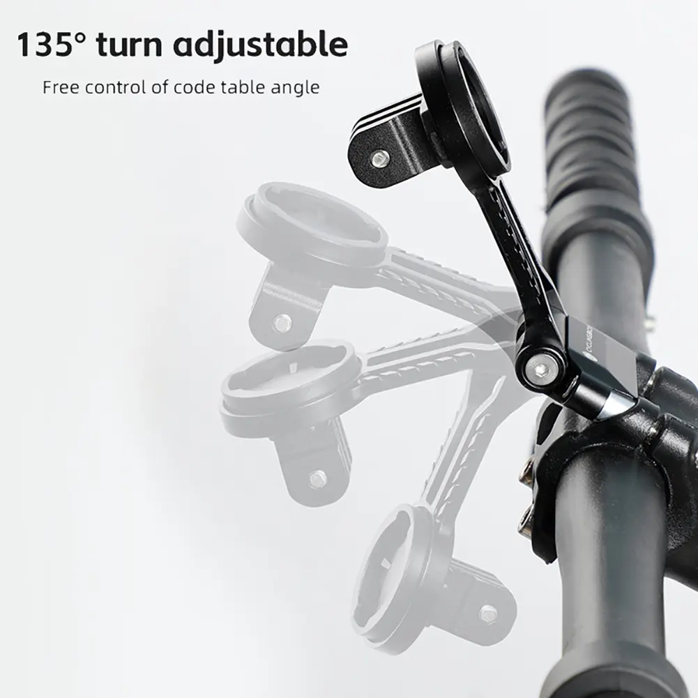 Bicycle Computer Stand Bike GPS Stopwatch Bracket Adjustable Extension Lamp Holder MTB Bracket For Garmin Bryton Cycling Tools