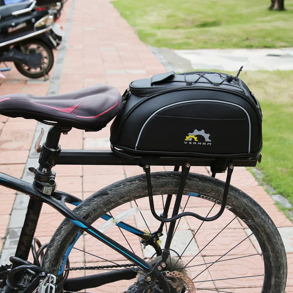 17L 22L Waterproof Bike Bag Bicycle Commuting Bag Bike Panniers Bicycle Storage Pouch Bag With Reflective Strip for Travel
