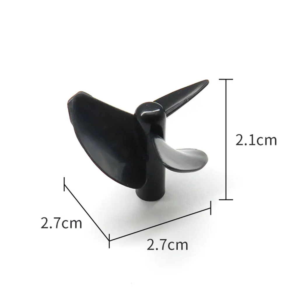 1Pair 3-Blade Fishing Nesting Bait Boat Propeller RC Boat Underwater Thruster Motor Paddle Accessories for Bass Carpfishing