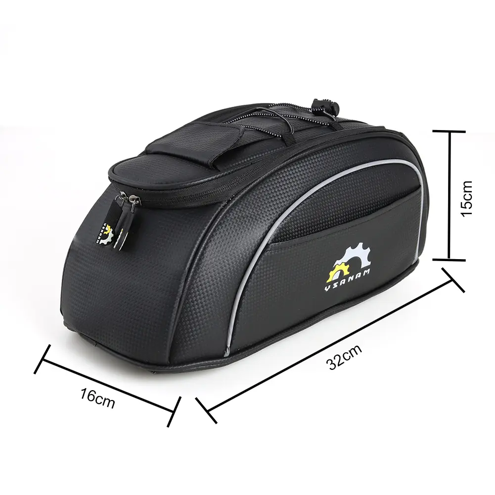 17L 22L Waterproof Bike Bag Bicycle Commuting Bag Bike Panniers Bicycle Storage Pouch Bag With Reflective Strip for Travel