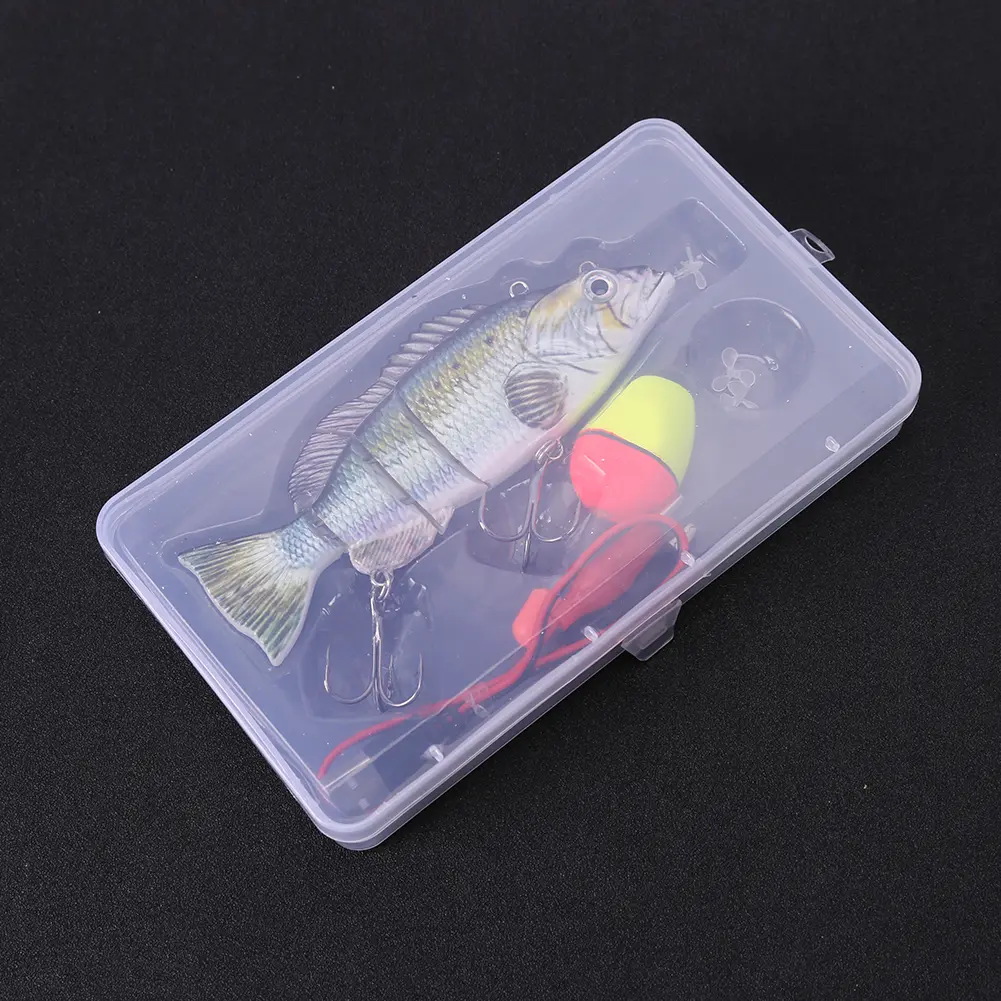 Electronic Robotic Fishing Lure Wobbler 4 Segments Smart Auto Swimming Fish Bait
