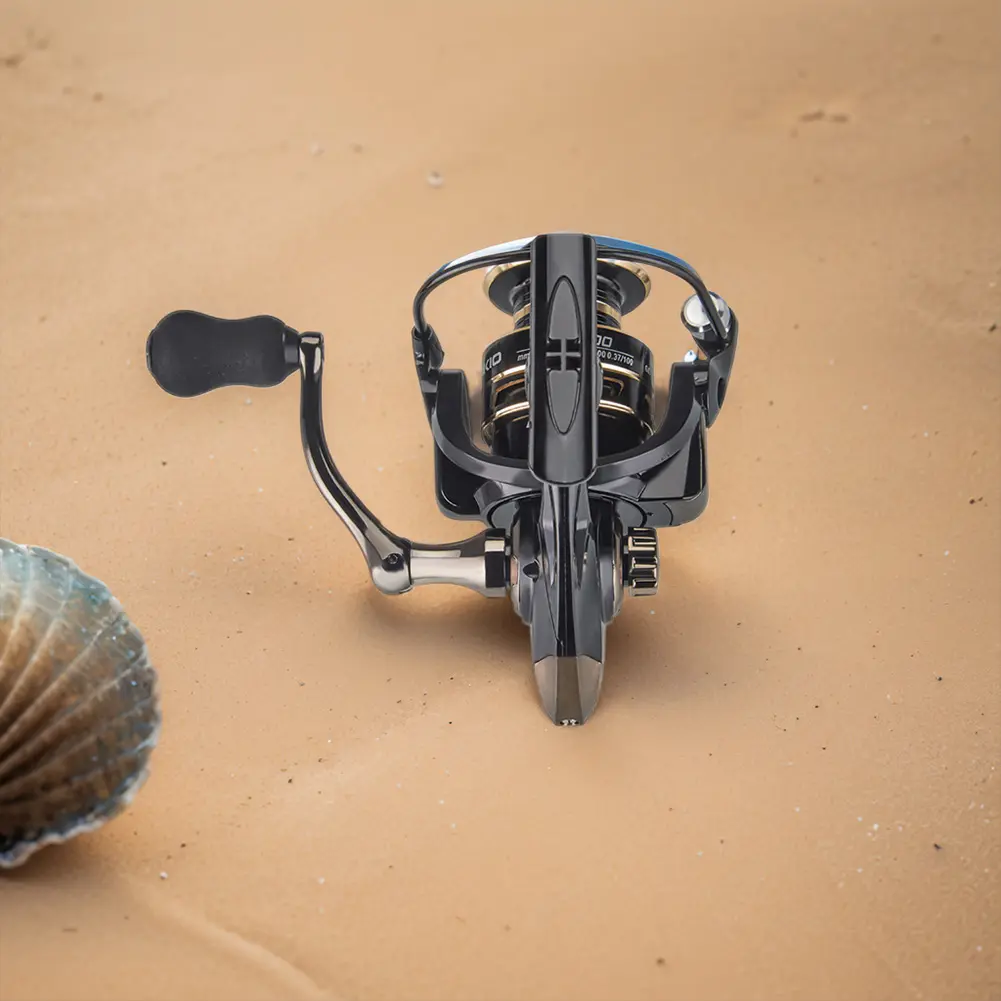 All Metal Spinning Reel 10KG Max Drag Fishing Reel 5.2/1 Gear Ratio All Purpose Fishing Spinning Reel for Freshwater Saltwater