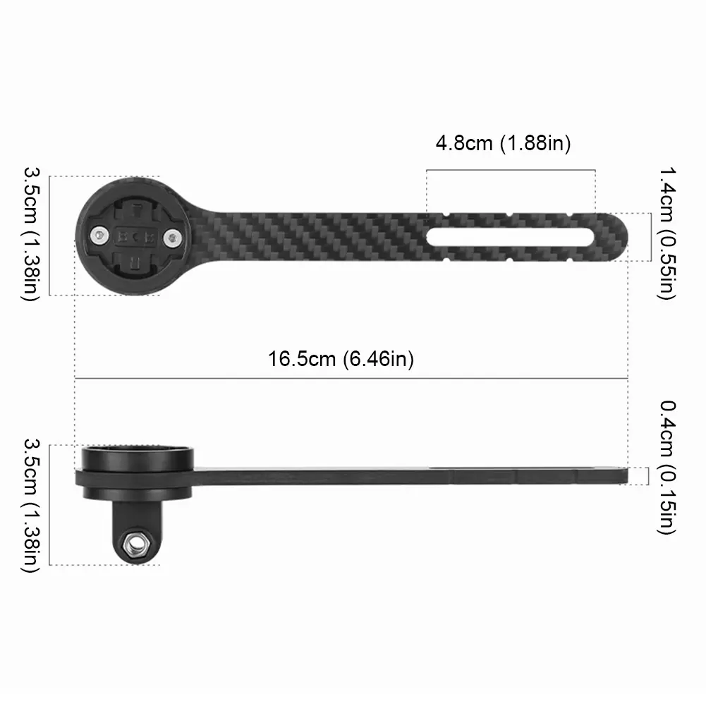 Carbon Fiber Bicycle Computer Holder Universal Road Bike Speedometer Mount Holder Cycling Speedometer Support for Garmin