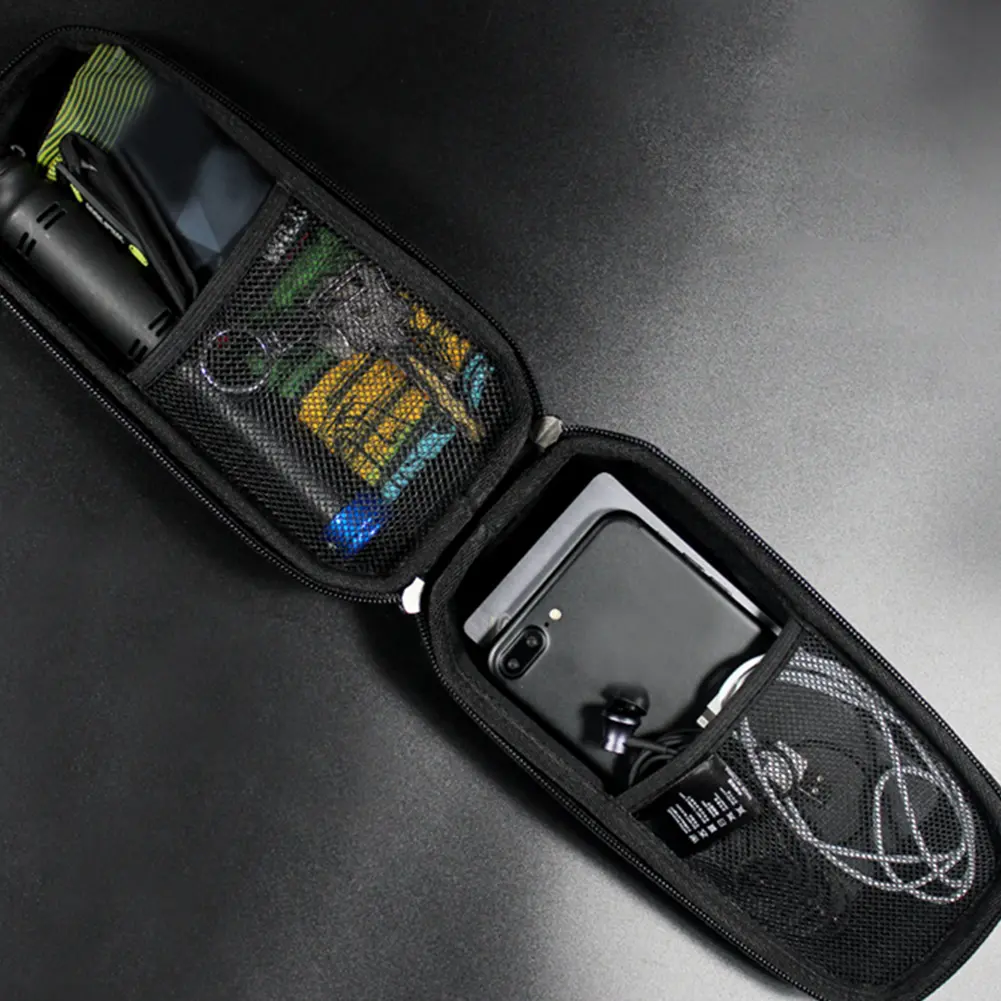 Waterproof Bicycle Top Tube Bicycle Bag Cycling Front Beam Storage Bag Case
