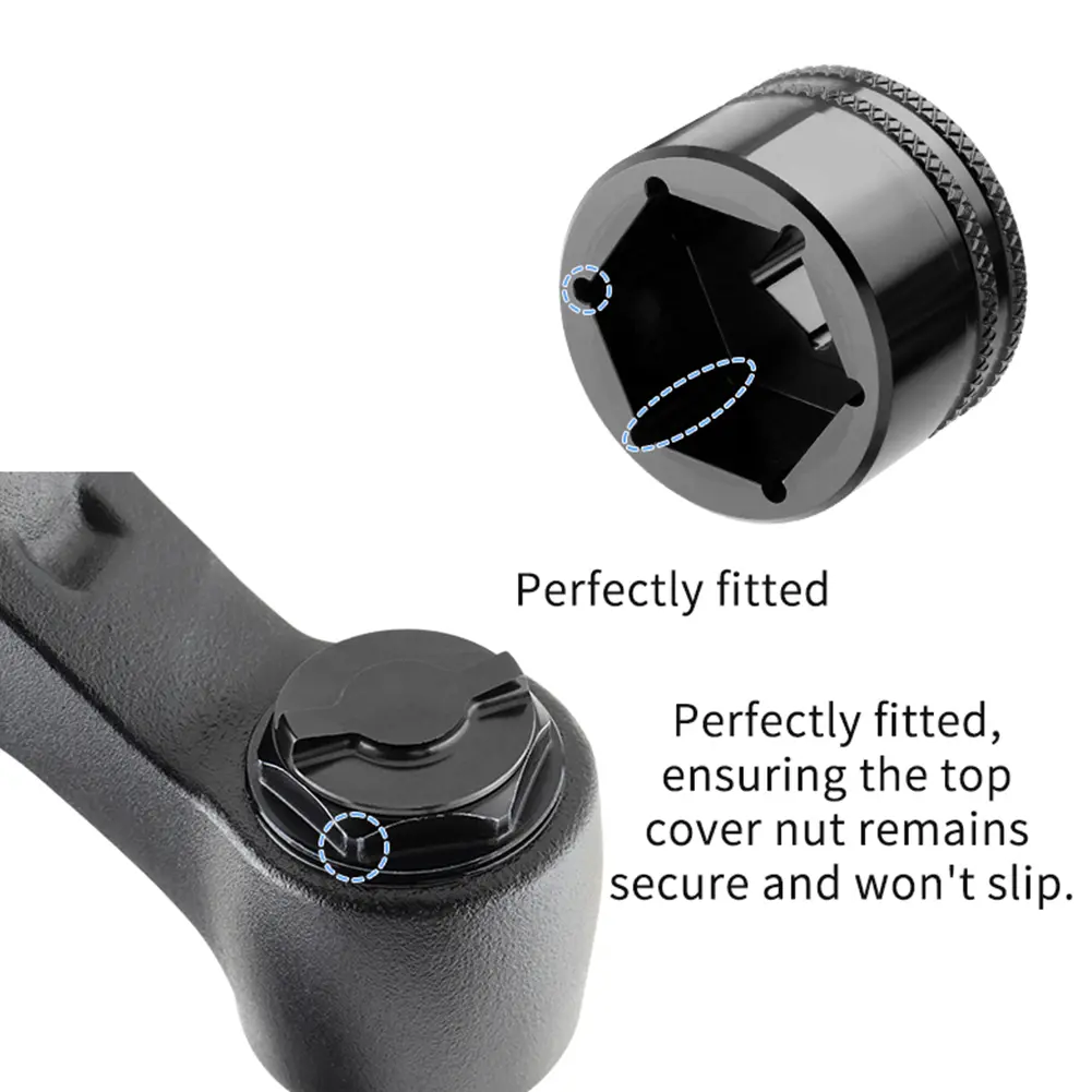 26/28/32mm Bike Fork Topcap Socket Aluminum Alloy Bicycle Fork Topcap Socket for ROCKSHOX Front Forks