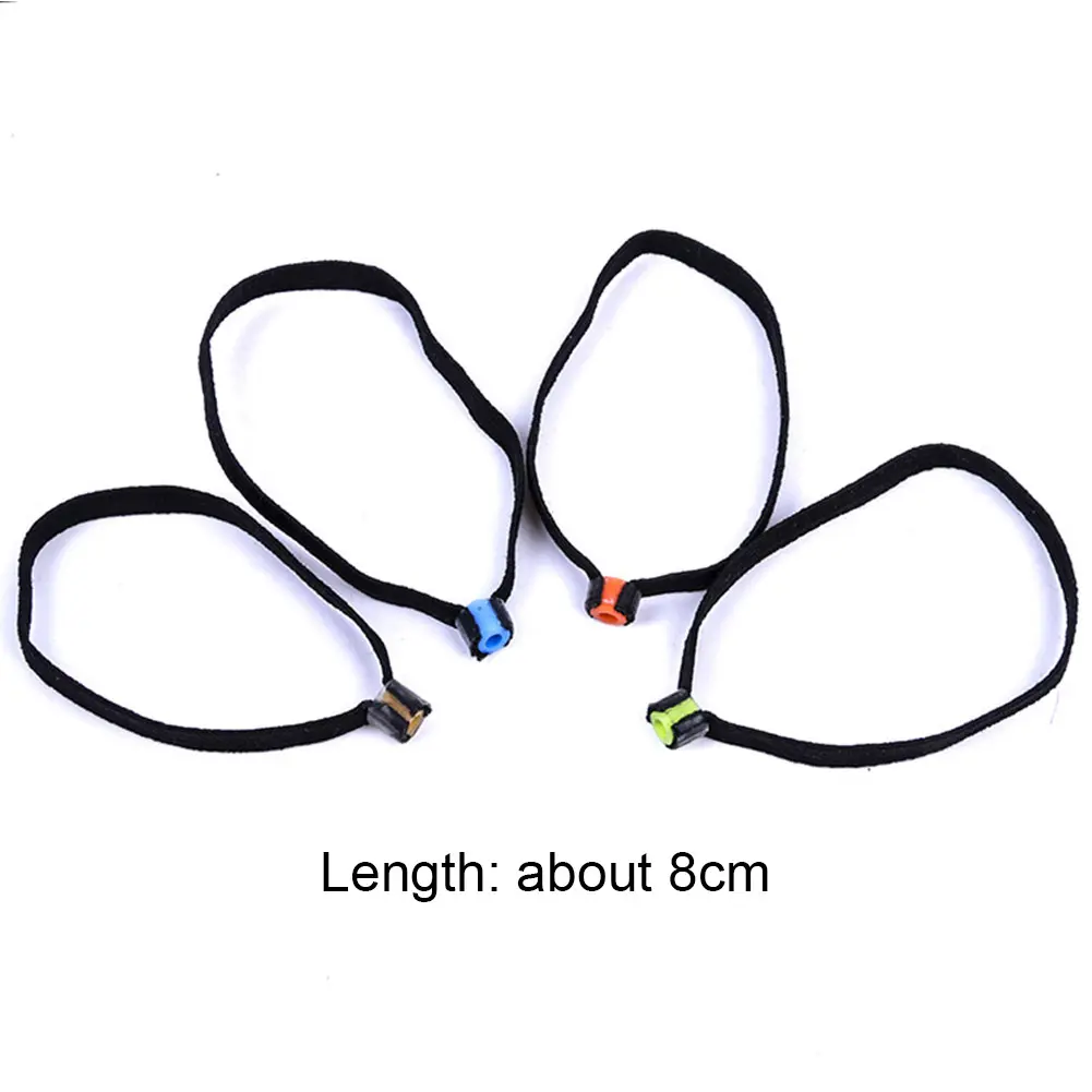 6pcs Fishing Tippet Spool Ring Elastic Fishing Wire Loop Leader Leading Rope Replacement Tackle Tool Fishing Accessories
