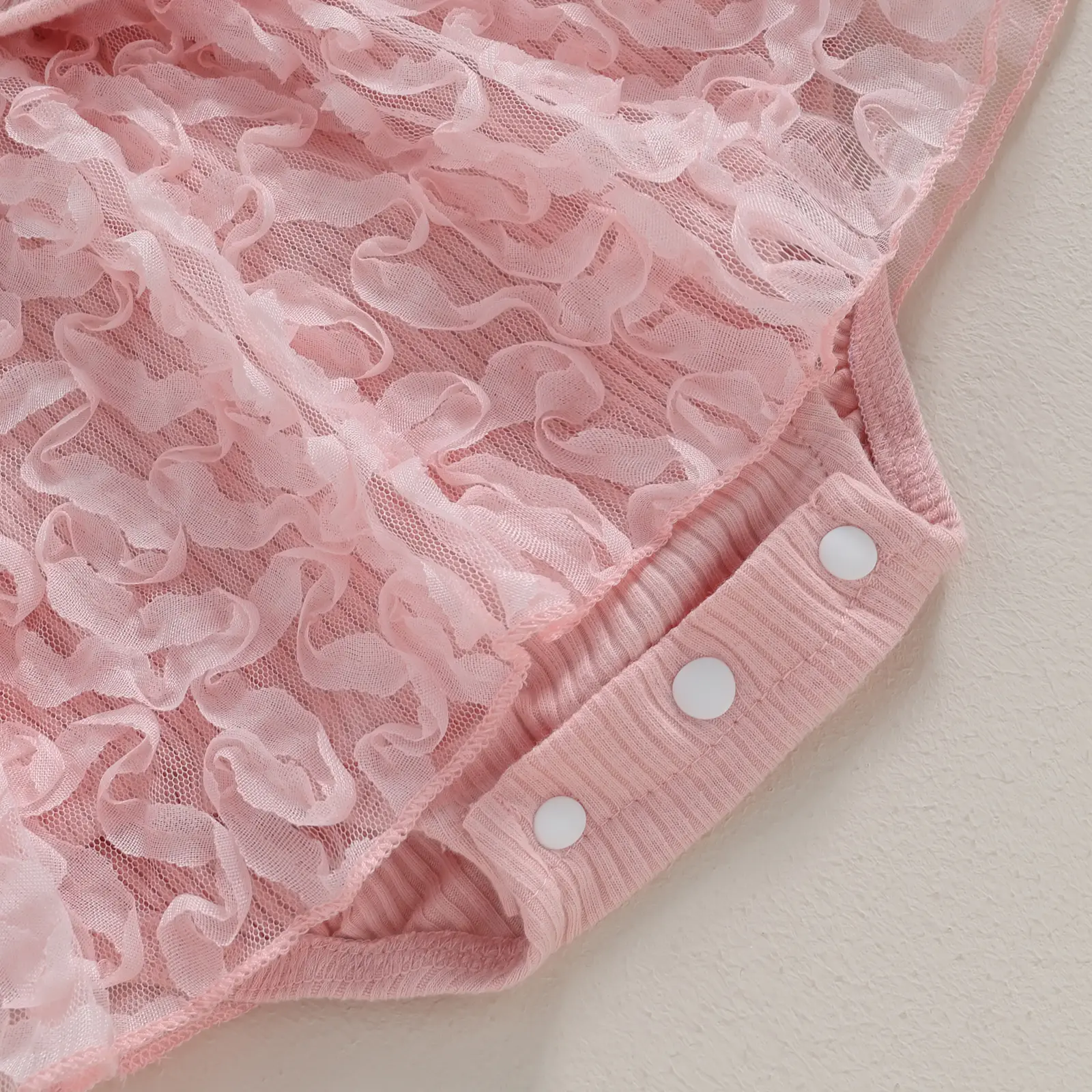 ma&baby 0-18M Baby Girl Romper Newborn Infant Jumpsuit Fall Spring Long Sleeve Lace Ruffle Clothes Headband Outfits