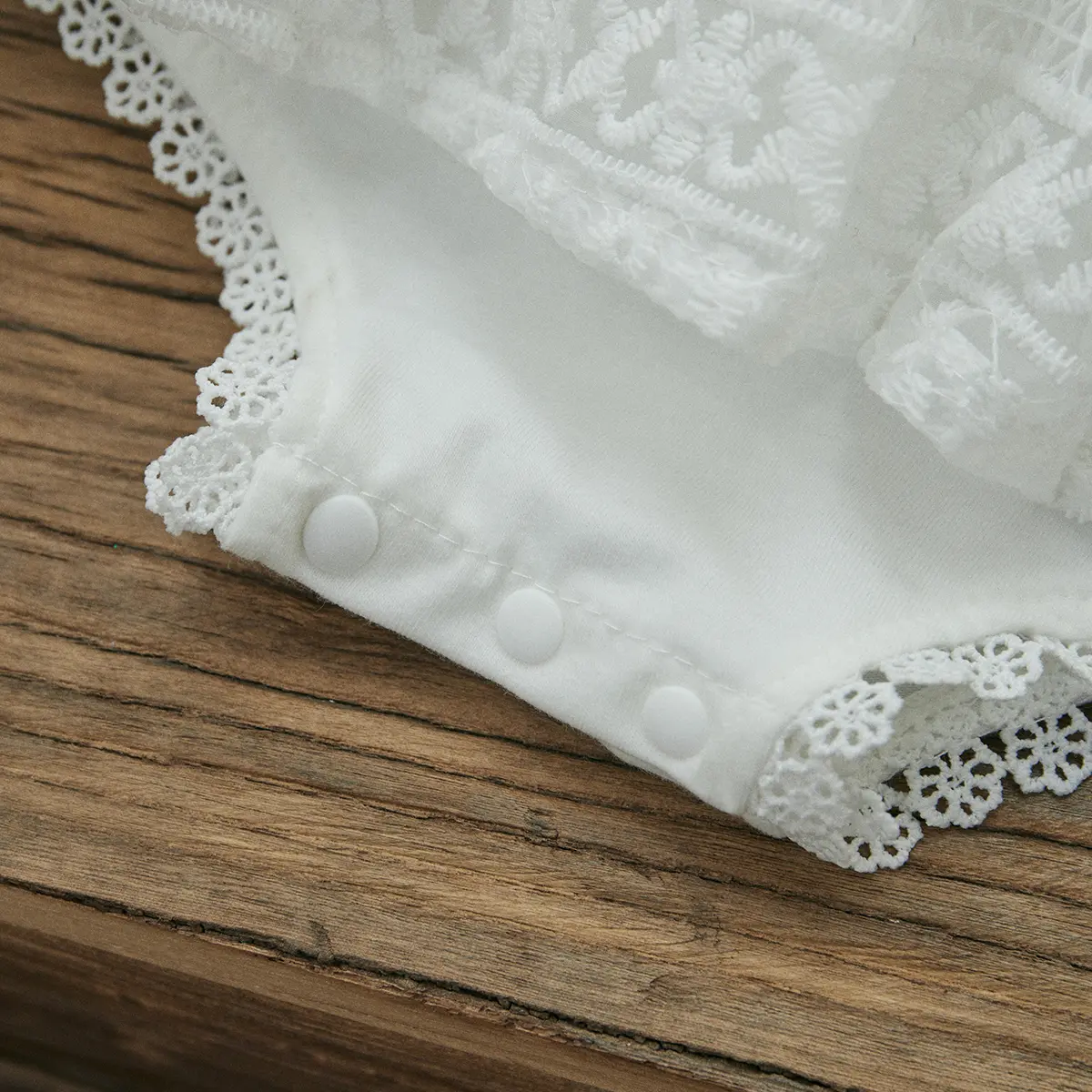 ma&baby 0-18M Baby Girl Romper Newborn Infant Toddler Princess Long Sleeve Lace Ruffle Jumpsuit Fall Spring Birthday Clothes