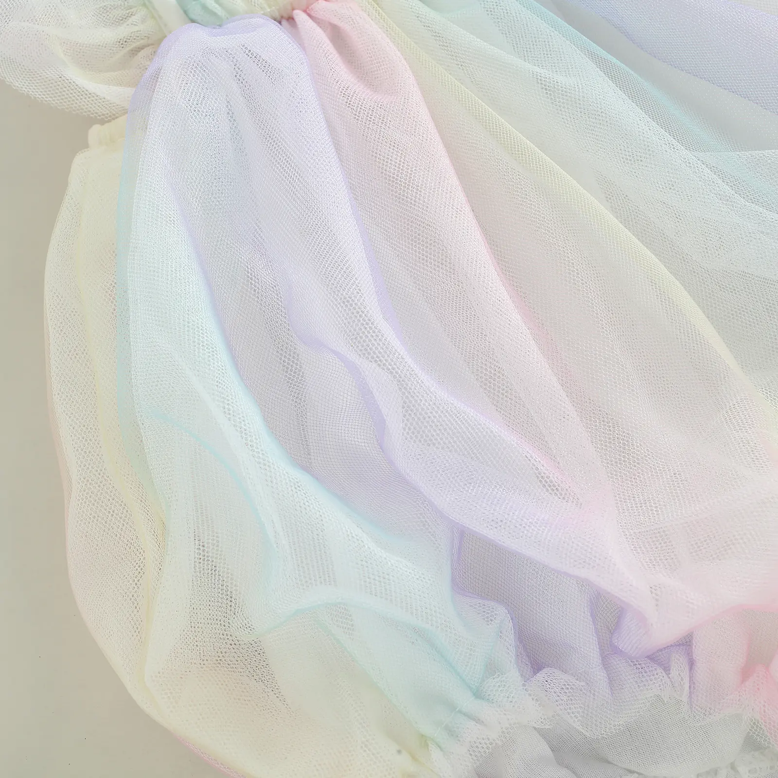 ma&baby 0-18M Baby Girl Romper Toddler Newborn Infant Jumpsuit Rainbow Color Tulle  Princes Summer Clothes