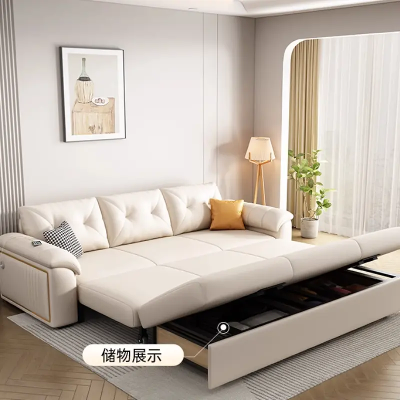 Nordic Designer Luxury Sofas Bed Storage Living Room Folding Lazy Sofa Bed Tatami 3 Seater Divano Soggiorno Home Furniture