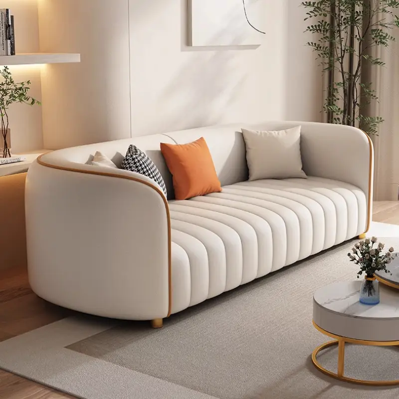 Modern Designer Luxury Sofa 3 Seater Nordic Floor Loveseat Sofa Living Room Divani Soggiorno Nuovi Arrivati Apartment Furniture
