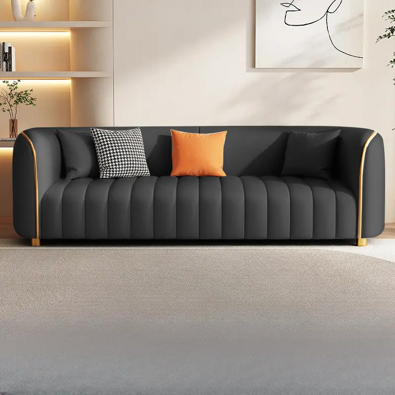 Modern Designer Luxury Sofa 3 Seater Nordic Floor Loveseat Sofa Living Room Divani Soggiorno Nuovi Arrivati Apartment Furniture