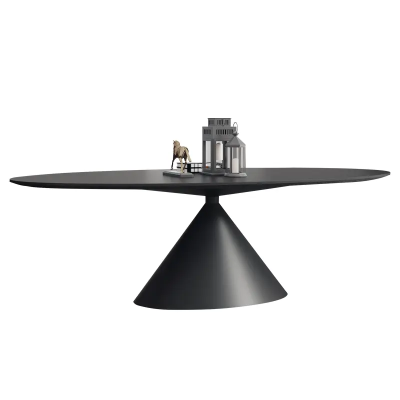 Italian Design Modern Dining Table Party Unique Luxury Black Center Dining Table Living Room Mesas De Jantar Home Furniture