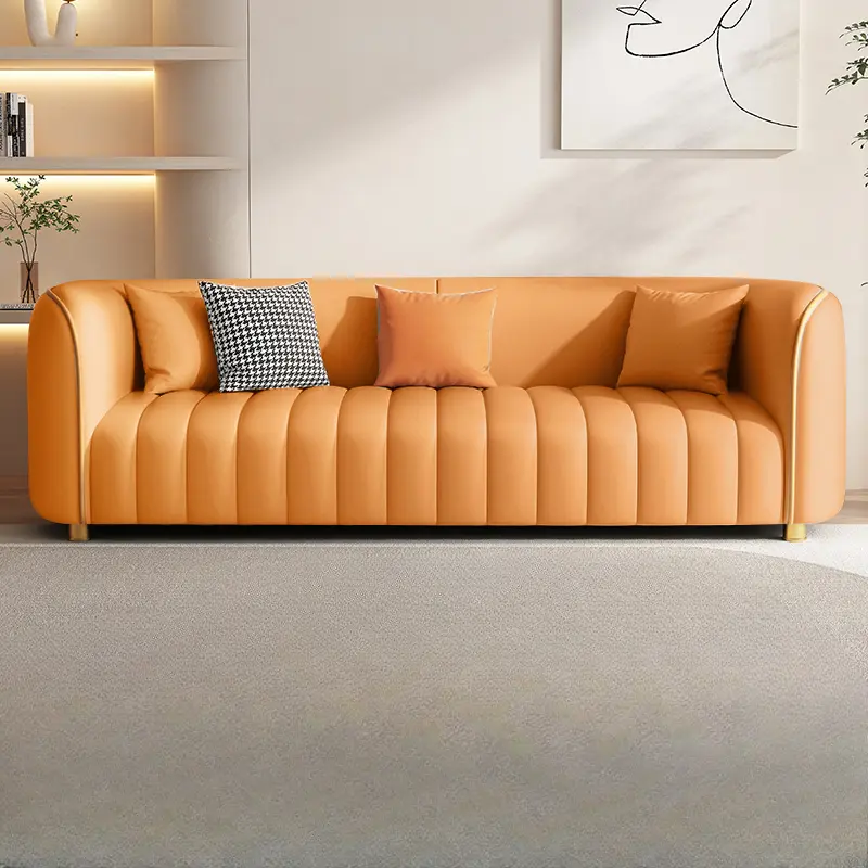 Modern Designer Luxury Sofa 3 Seater Nordic Floor Loveseat Sofa Living Room Divani Soggiorno Nuovi Arrivati Apartment Furniture