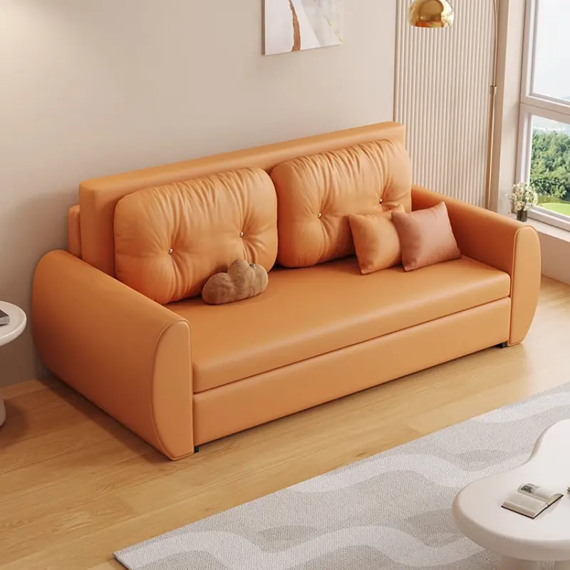 Dual Use Foldable Sofas Bed Recliner Designer Nordic Modern Loveseat Sofa Lazy Lounge Divano Letto Pieghevole Home Furniture