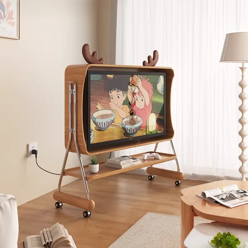 Design Living Room Tv Stand Modern Bedroom Nordic Floor Mobile Tv Stand Home Entertainment Center Soporte Tv De Pie Furniture