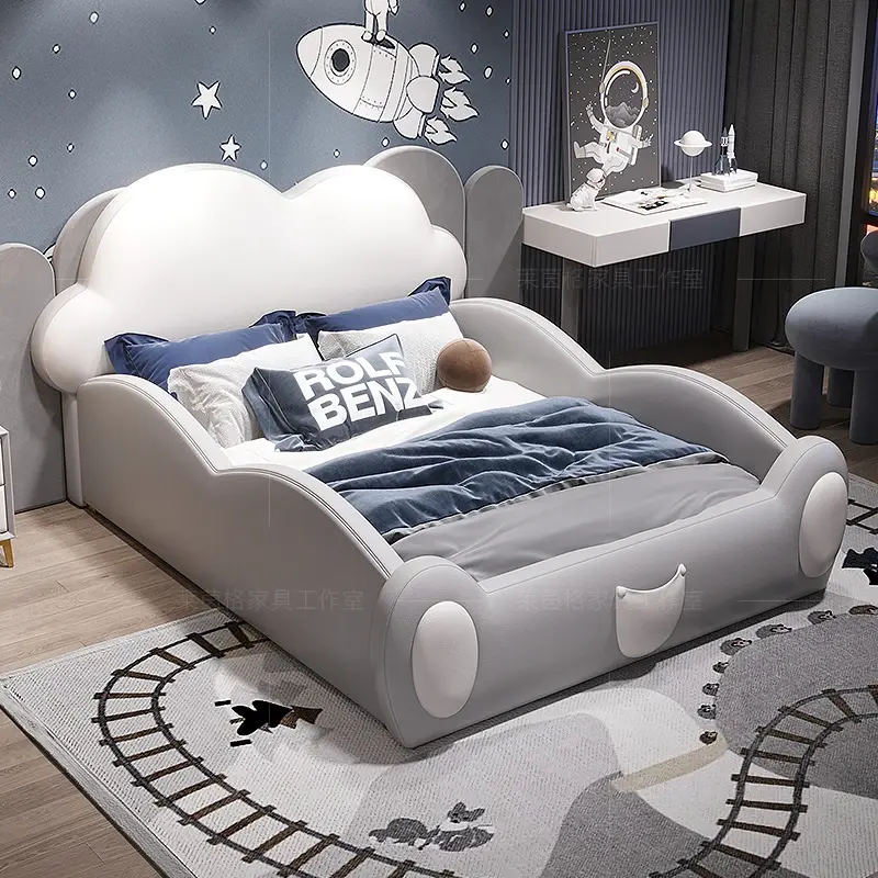 Princess Soft Modern Children Beds Mattress Set Loft Luxury Baby Children Beds Boys Girls Cama Doble Bed Room Furnitures
