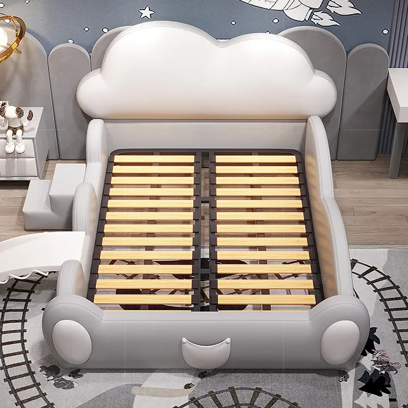 Princess Soft Modern Children Beds Mattress Set Loft Luxury Baby Children Beds Boys Girls Cama Doble Bed Room Furnitures
