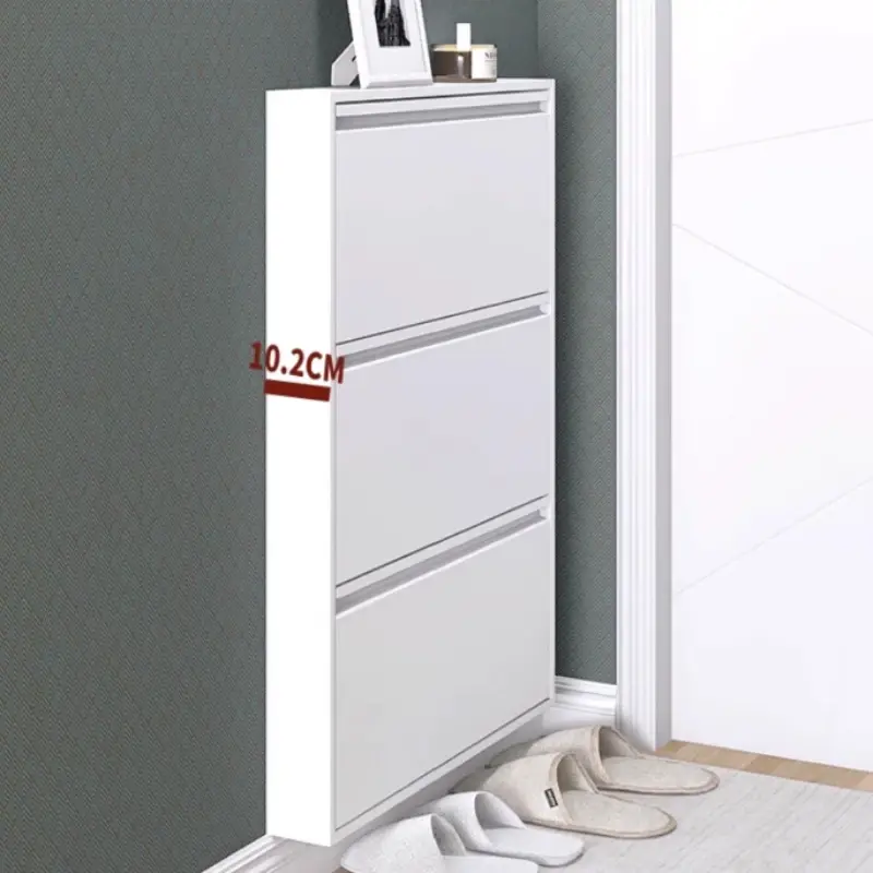 Large Design White Shoe Cabinet Strong Beutiful Hotel Living Room Shoe Rack Organizer Luxury Schoenen Kast Home Furniture