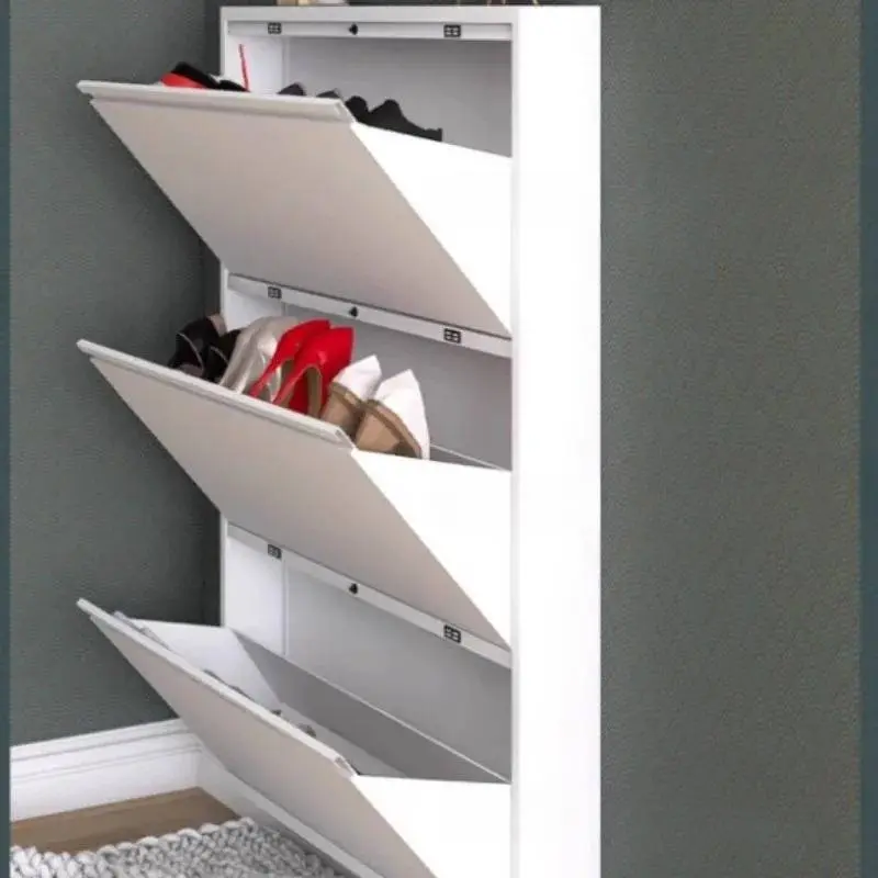 Large Design White Shoe Cabinet Strong Beutiful Hotel Living Room Shoe Rack Organizer Luxury Schoenen Kast Home Furniture