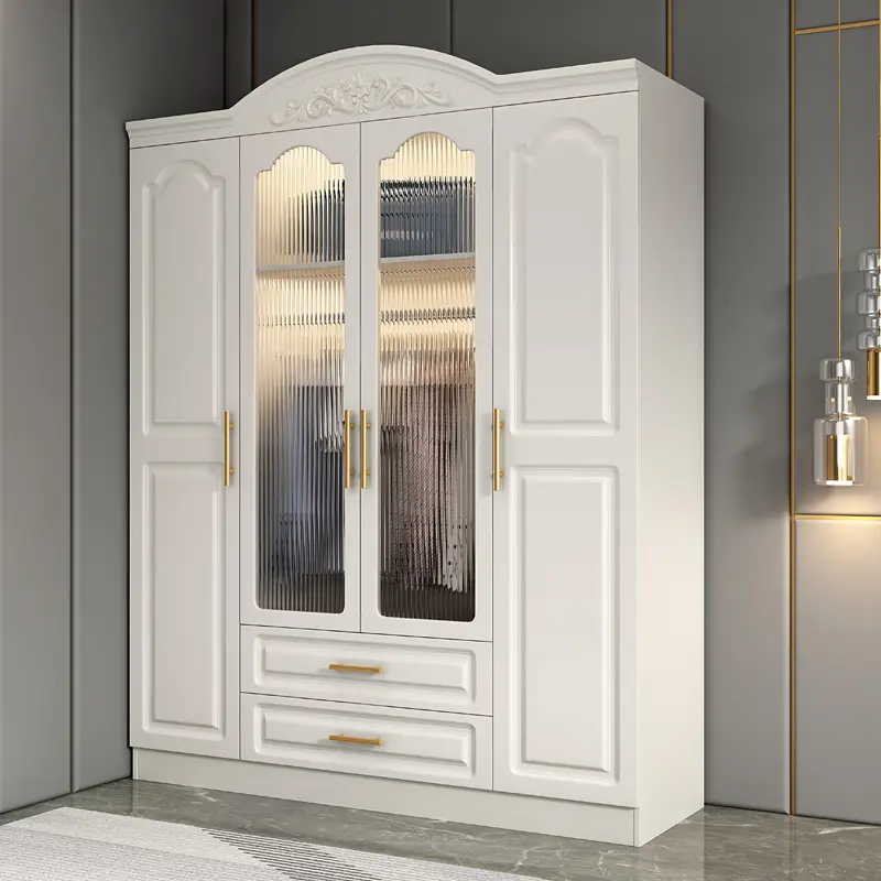 Aesthetic Orgnizer Wood Wardrobes Luxury Drawers Stylish Display Adult Wardrobes Bedroom Storage Guarda Roupa Furniture Home