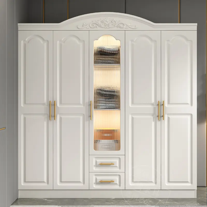 Aesthetic Orgnizer Wood Wardrobes Luxury Drawers Stylish Display Adult Wardrobes Bedroom Storage Guarda Roupa Furniture Home