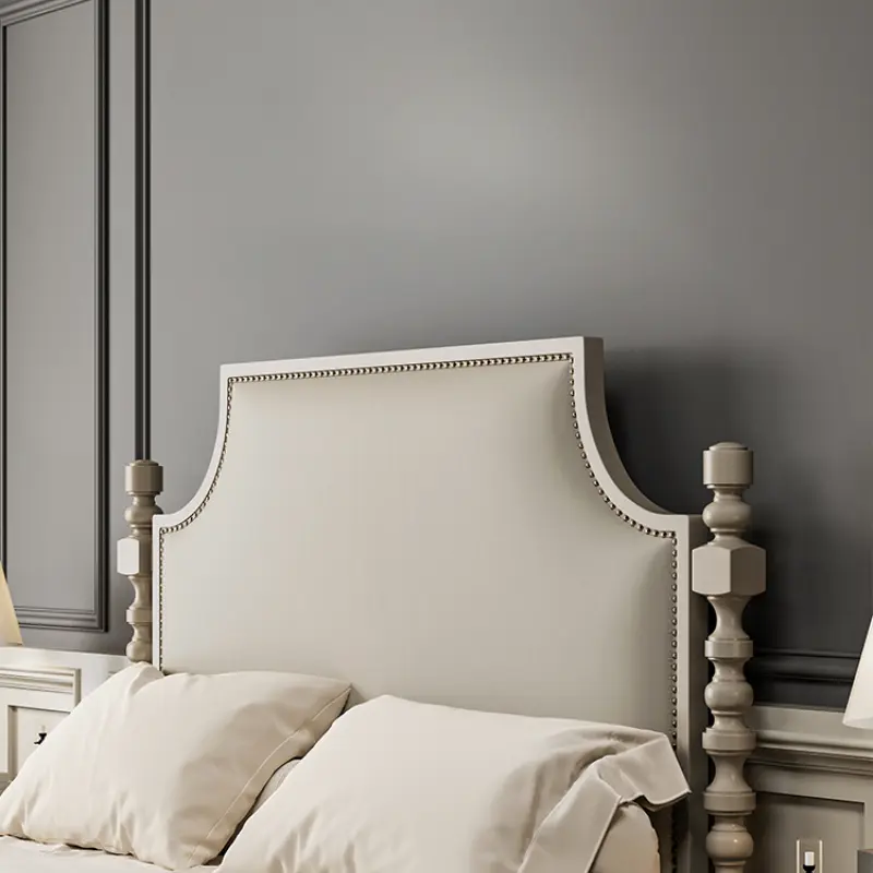 American Wood Pretty Double Bed House Modern Princess Queen Size Queen Bed Loft Villa Camas De Dormitorio Bedroom Set Furniture