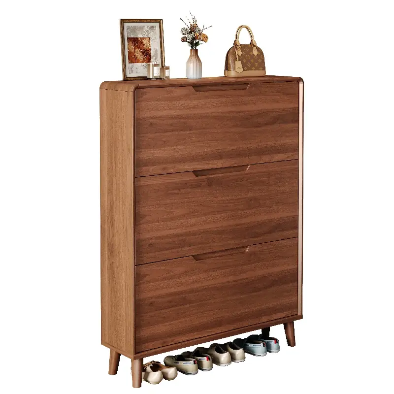 Beutiful Strong Shoe Cabinet Wood Design Large Space Saving Storage Shoe Rack Organizer Luxury Schoenen Kast Home Furniture