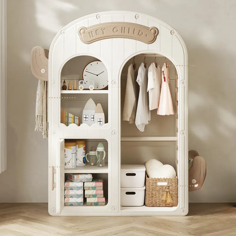 Nordic Luxury Orgnizer Wardrobes Modular Aesthetic Display Bedroom Wardrobes Storage Shelves Display Guarda Roupa Furniture